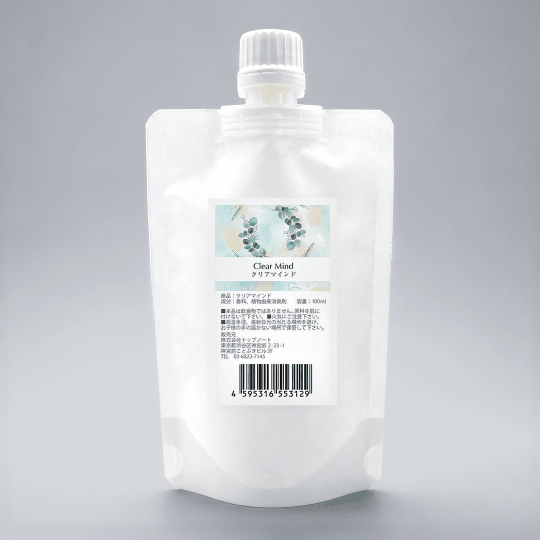 天然100%アロマ2種、100mlパウチで新発売 - 株式会社トップノート